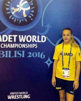 Super-Andreea!  O luptătoare din Mangalia, pe podiumul Mondialelor - 2