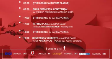 Stire din Actualitate : Programul zilei de miercuri, 22 aprilie, de la Antena 3 Constanța