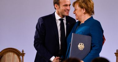 Angela Merkel se distanțează de Emmanuel Macron în privința Europei