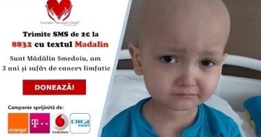 Viața lui Mădălin depinde de fiecare dintre noi!