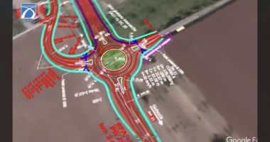 Mai puţine cozi pe Autostrada Soarelui. Pasaj superior la Drajna şi magistrală de cale ferată Bucureşti - Constanţa - 3