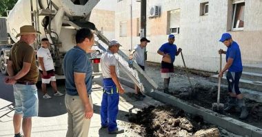 Continuă lucrările de modernizare a cartierelor din Mangalia