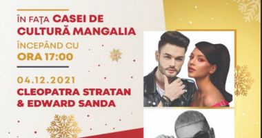 Stire din Social : Concerte de sărbători, la Mangalia. Ce artiști vor urca pe scenă