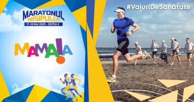 Stire din Social : Valuri de sănătate și mișcare la malul mării. OMD Mamaia Constanța, partener oficial al Maratonului Nisipului 2025