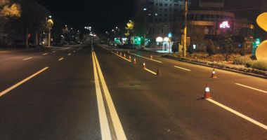 Marcaje rutiere pe bulevardul Tomis!