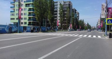 Marcaje rutiere din Constanța, refăcute