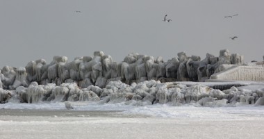 Constanța sub COD PORTOCALIU / A înghețat Marea Neagră - 7