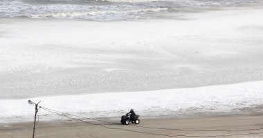 Imagini INCREDIBILE / Marea Neagră a început să înghețe - 2