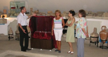 Maria Băsescu, în vizită la Muzeul Callatis - 4
