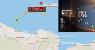 Coliziune în strâmtoarea Bosfor. Trei marinari dați DISPĂRUȚI! Operațiunea de căutare, în desfășurare - 2