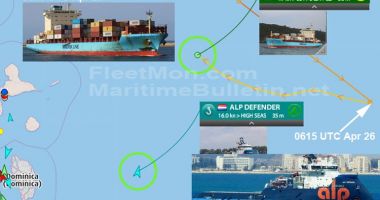 Incendiu la bordul unui port-container! Unde s-a petrecut incidentul și ce s-a întâmplat cu echipajul - 2