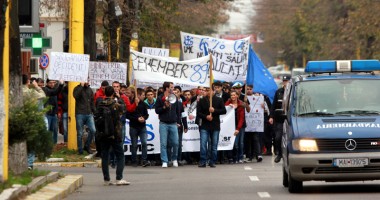 Constanța răscolită de marșul de protest al studenților și elevilor - 5