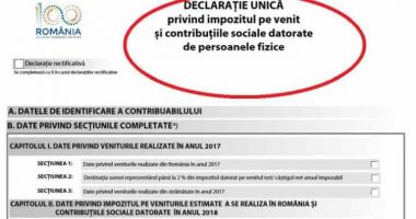 Stire din Economie : Atenție! Când este ultima zi în care se poate depune declarația unică