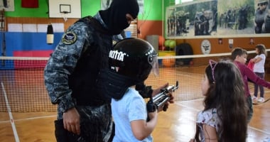 "Mascații" de la Acțiuni Speciale, lecții cu elevii Colegiului Pedagogic - 2