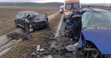 Accident grav la Sibioara: MAȘINI FĂCUTE PRAF și RĂNIȚI - 2