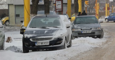 IMAGINI din Constanța / Cum se circulă în oraș după o noapte de COD PORTOCALIU - 6