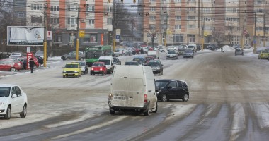 IMAGINI din Constanța / Cum se circulă în oraș după o noapte de COD PORTOCALIU - 4