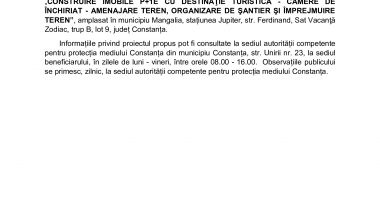 Anunț public privind depunerea solicitării de emitere a Acordului de Mediu  MASTER SOLUTION TEAM S.R.L. - 2