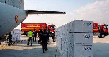 Stire din Social : Materiale sanitare aduse din Turcia și Germania cu aeronave MApN