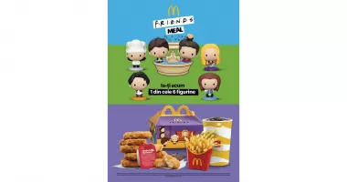 Stire din Social : McDonald’s a lansat FRIENDS Meal în România, în ediție limitată