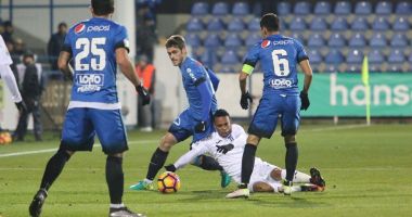 Jandarmii, prezenți la meciul de fotbal dintre FC Viitorul -CSU Craiova