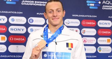 Robert Badea, medaliat cu bronz la 400 m mixt la Mondialele de juniori de la Otopeni