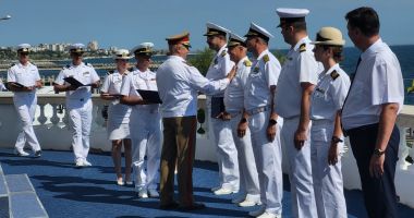 Marinarii militari celebrează "Ziua Recunoștinței" pe faleza din Constanța - 3