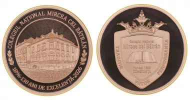 Stire din Cultură-Educație : Colegiul „Mircea” transformă 130 de ani de istorie într-o colecție simbolică de medalii realizate la Monetăria Statului