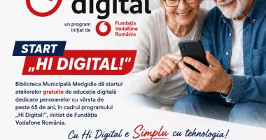 „Hi Digital!” ajunge la Medgidia. Cursuri gratuite pentru seniorii de peste 65 de ani
