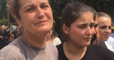 Familia Luizei Melencu, protest în fața sediului DIICOT