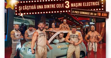 Stire din Social : MENTORII, comedia care domină box office-ul românesc, surprinde fanii cu un concurs uriaș: trei mașini electrice cadou, în valoare totală de 40.000 de euro