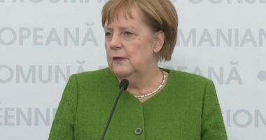 Stire din Politică-Administrație : Angela Merkel, la Sibiu: "Am dovedit că în situații de criză ne ajutăm unii pe alții"