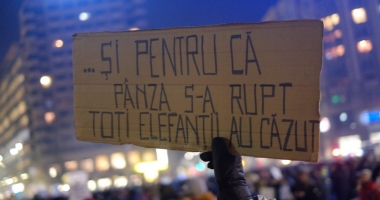 Galerie foto. Românul s-a născut poet! Mesaje pline de inteligență și ironie, la proteste - 8