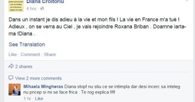 Soprana Diana Croitoriu a anunțat că vrea să SE SINUCIDĂ - 2
