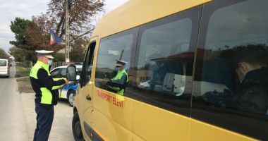 Stire din Eveniment : Microbuzele școlare din județul Constanța, verificate de oamenii legii