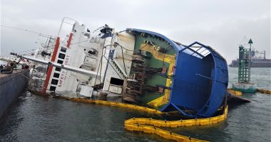 Stire din Economie : Nu există risc de antrax în cazul navei eșuate în portul Midia