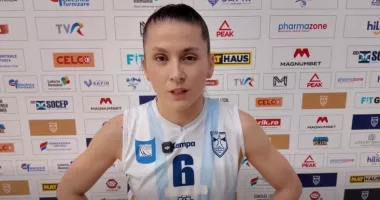 Stire din Sport : Mihaela Manole, de la CSM Constanța, inclusă în echipa etapei la volei feminin. Florin Voinea, antrenorul rundei