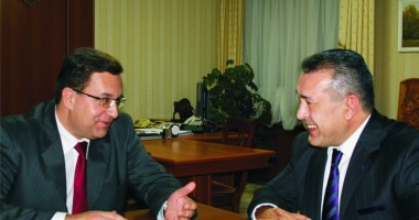 Președintele CCINA Constanța s-a întâlnit cu președintele interimar al Republicii Moldova