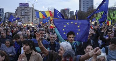 Stire din Actualitate : Marș pro-european la București, de Ziua Europei: „Nu stăm pe margine. Nu tăcem”