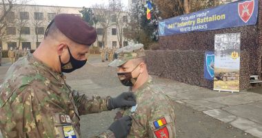 Militar medaliat pentru misiunile din Afganistan - 2