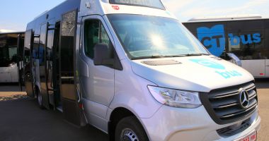 Stire din Social : Minibuzele CT Bus ies pe traseu. Iată pe unde vor circula