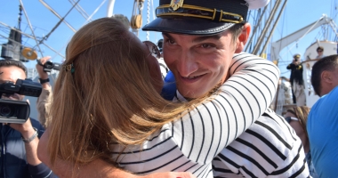 Au dat piept cu marea. Bricul "Mircea" a adus acasă o nouă generație de "lupi de mare" - 5