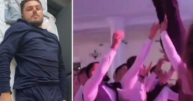 Povestea tragică a mirelui aruncat în sus și scăpat din brațe de prieteni