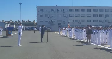 Corveta „Contraamiral August Roman” – 261, așteptată în portul militar Constanța - 3