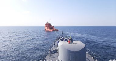 Corvetă întoarsă din misiune, în Portul Mangalia - 2