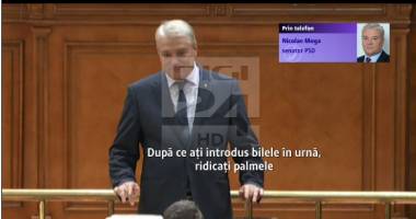 Stire din Politică-Administrație : VIDEO INCREDIBIL / Gest obscen făcut de un senator PSD de Constanța, chiar în Parlamentul României