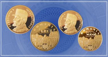 Stire din Economie : Monede de aur și alamă cu tema Desăvârșirea Marii Uniri – Regele Ferdinand I Întregitorul