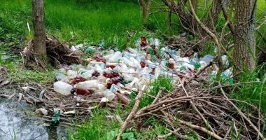 Mormane de gunoaie în Rezervaţia Canaraua Fetii. Amendă uriaşă, dată de Garda de Mediu - 2