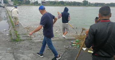 Mormane de gunoaie, adunate de pe malul Lacului Tăbăcărie - 2