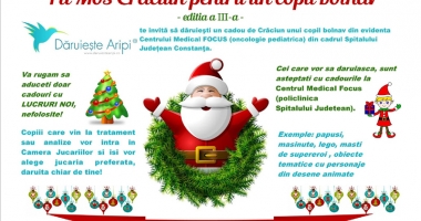Stire din Sănătate : Copiii bolnavi  de la Centrul Focus îl așteaptă pe Moșu’